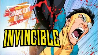 Invincible Character Draw - FULL ART TIMELAPSE
