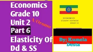 Economics Grade   10 Unit 2 Part 6 Elasticities Of Demand  & Supply
