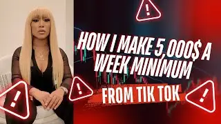 HOW I MAKE 5K  A WEEK MINIMUM ON TIK TOK!