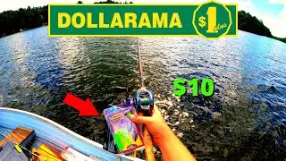 Are DOLLAR Store LURES Any Good? (Fishing Challenge)