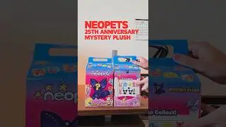 Neopets Blind Boxes! 💛✨ Unboxing the Neopets 25th Anniversary Mystery Plush #neopets #unboxing