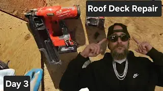 POV: We Ripped Out the ROTTEN Roof Deck and Found a WATERFALL &ndash; 4/12 Pitch Nightmare Fixed! 6