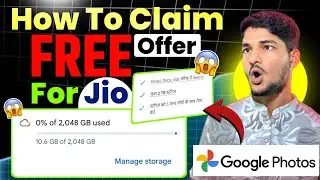 How to Get FREE 2TB Google Photos Storage for Jio Users 😲 | Gemini AI & Google Photos Free Offer 🔥
