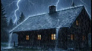 Heavy Rain and Thunder Sounds for Sleeping | Long Storm Soundscape with Heavy Rain Layers