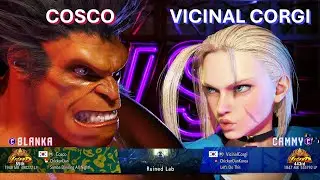 SF 6 ⚔ COSCO (Blanka) 🆚 VICINAL CORGI (Cammy)  ⚔ Master Level Gameplay