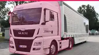 Efficiency-optimised semitrailer tractor for long-haul transports