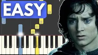 The Lord of the Rings - Concerning Hobbits Piano Tutorial (Easy Version)