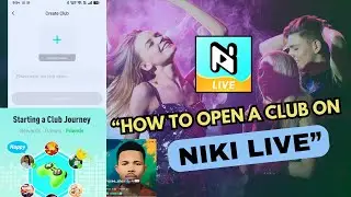 How to create your own Club on Niki Live | Step-by-Step Guide #nikiliveapp