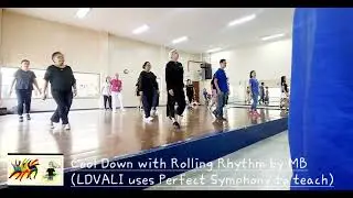 LDVALI does Rolling Rhythm by MB (cool down for the OUDAA workshop dancers)