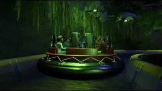 Planet Coaster Jungle Rapids Night