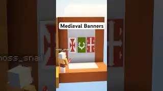 3 Minecraft Medieval Banners