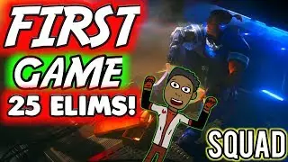 First Game 25 Elims! Squad! - Cyber Hunter Next Level Battle Royale Game!