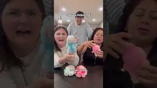 Mom and Wife Unboxing Labubus for the First Time! #labubu #unboxing
