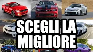 Le 5 migliori MUSCLE CAR