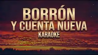 Borr&oacute;n y cuenta nueva (Cumbia), Karaoke con coros, pista instrumental