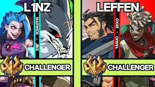 2XKO ▰ LEFFEN (Yasuo-Ekko) vs L1NZ (Warwick-Jinx) ▰ 2XKO Pro Replays