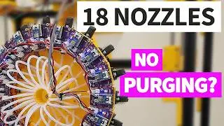 Better Than a Toolchanger? This Printer Has 18 Hotends!