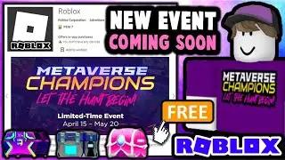 ROBLOX FINALLY Officially Announced The Metaverse Champions EVENT!
