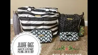 Instant diaper bags: Jujube super be & be light comparison/on the body