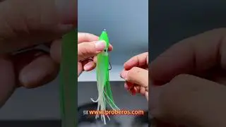 Eye - catching Green Bionic Squid Bait,Fish attracting Magic Tool #fishingequipment#proberos