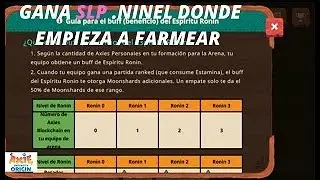 🔴GANA SLP .NIVEL DONDE EMPIEZA A FARMEAR : AXIE INFINITY ORIGIN (GAMEPLAY).
