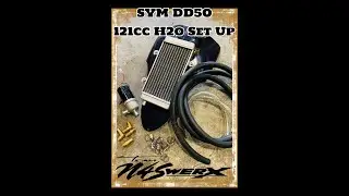 Setting Up A SYM DD50  For A 121cc Water Cooled Motor!!