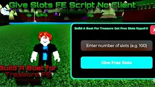 Fe Build A Boat For Treasure Give Free Save Slots Script Gui -  Hypol-X