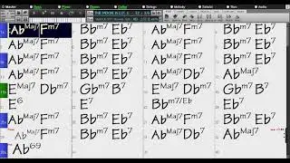 BACKING TRACK - THE MOON IS LOW (Nacio Herb Brown, Arthur Freed) Ab 160 BPM SWING