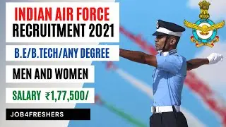 Indian Air Force (AFCAT) Recruitment 2022 |  Officers |  Apply Now | Job4freshers