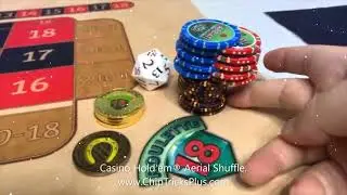Casino Hold'em New-Chip-Tricks: Diamond Aerial-Shuffle + COOL-Dance CHINA.