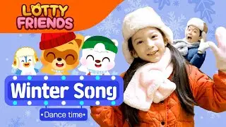 Winter Song 🧣⛄| DANCE WITH LOTTY FRIENDS⭐| Kids' Exercise | Fun Nursery Rhymes & Dance Along