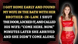 I Got Home Early And Found My Wife In The Bath With Her Brother-In-Law. I Shut The Door, Locked It…