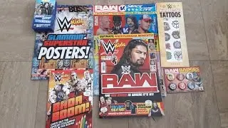 WWE KIDS MAGAZINE #121 **FREE BOSS RING, POSTER MAG, STICKERS, BADGES & TATTOOS**