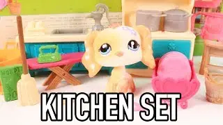 LPS - Miniature Kitchen Playset! Lil Woodzeez Kitchen and Housekeeping Set