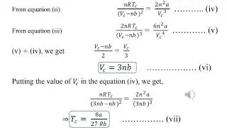 Evaluate critical constants for Van der Waals equation | Unit 4 | BPC Class | Dr. M. Ghosh