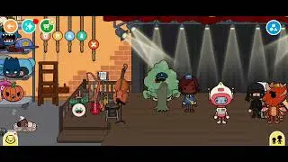 Changing clothes in the theatre.| New Story.| Toca Boca Love.|