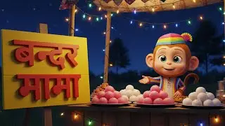 Bandar Mama Pahan Pajama | Bandar Mama - बंदर मामा | Main Tota | Popular Hindi Nursery Rhymes