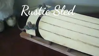 Rustic sled dollar tree diy