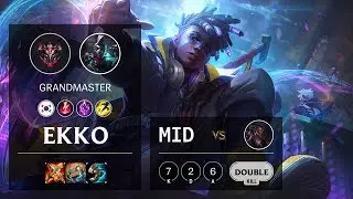 Ekko Mid vs Lucian - KR Grandmaster Patch 10.6