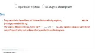 Demo Live Step By Step Choice Filling of MCC Round 2 & Registration Unlocking