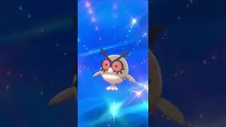 Evolu&ccedil;&atilde;o do Hoothoot para Noctowl em Pok&eacute;mon Sword #hoothoot   #noctowl  #pokemonswordshield