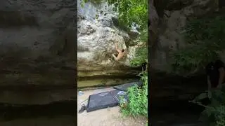 Junior Ranger V5 (FA) - Narrows of the Harpeth State Park - Nashville, TN Bouldering