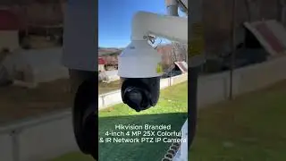 Hikvision Branded：4-inch 4MP 25X Colorful&IRNetwork PTZ IPCamera#hikvision#ipcamera