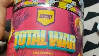 REDCON1 TOTAL WAR Pre-Workout Review 🔥#preworkout #gym #review #fitness