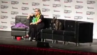 Carrie Fisher [Fan Expo Dallas 2015] - The metal bikini... and I think in my mouth...
