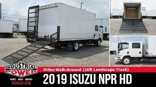 2019 Isuzu NPR HD 16ft Vanscaper | Dallas Landscape Trucks for Sale