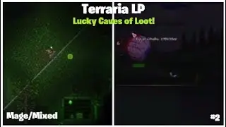 Finding crystals, jungle armor, and destroying my first boss!! Terraria LP #2 Mage/Mixed