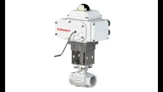 Valworx Electric Actuated Stainless Ball Valves