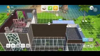 The Sims Mobile - Build Cozy L-Shaped Balcony
