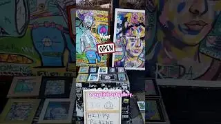 I Made A Store Front Street Art Gallery In Atlanta. #art #streetart  #artist #artshorts #creative